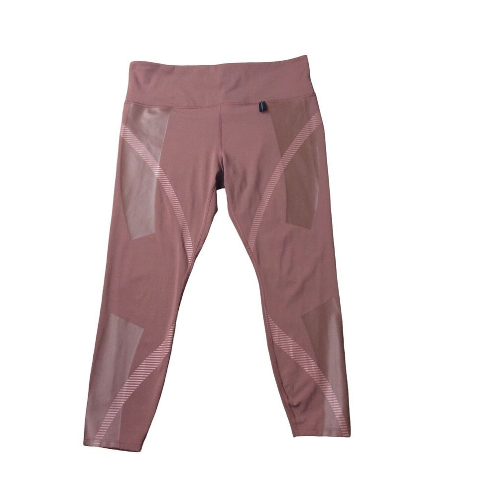 Athleta Allyson Felix Legend 7/8 Tight Leggings Hearth Rose Pink Athletic Gym XL